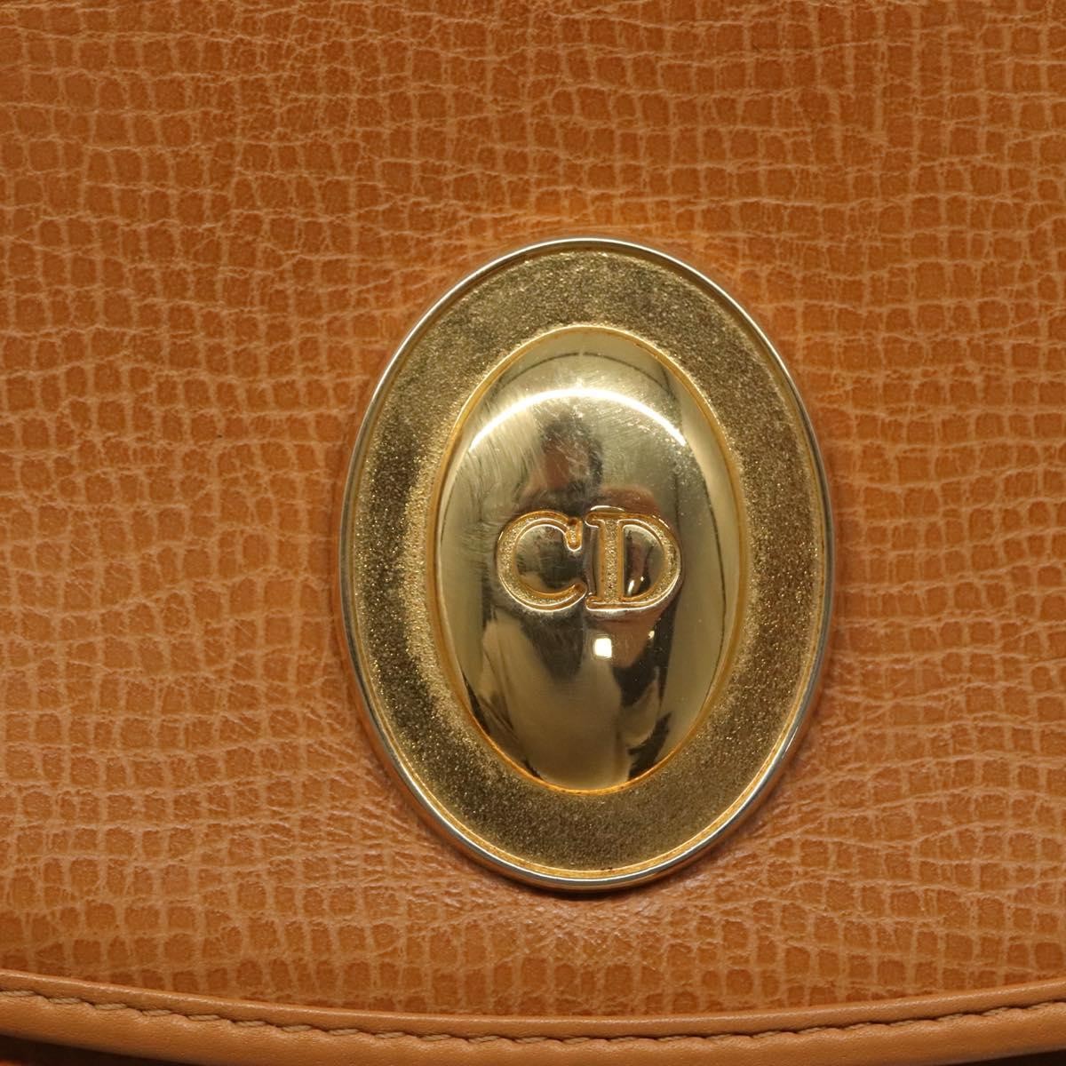 Christian Dior CD Shoulder bag Leather, BEIGE, LEATHER, Shoulder bag