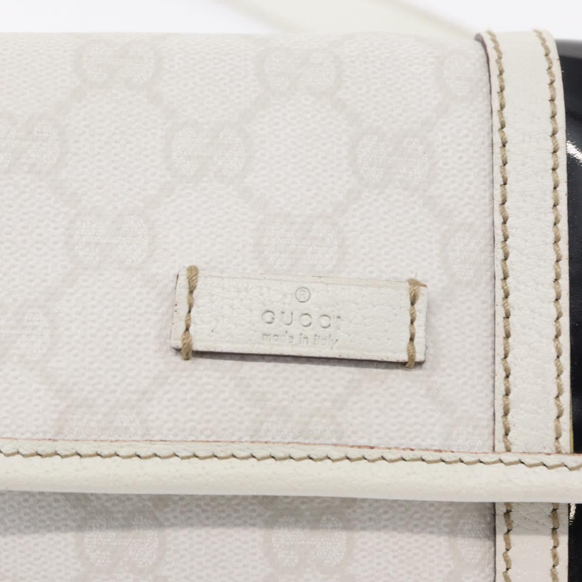 Gucci Sherry Line Waist Bag GG Canvas, WHITE, CANVAS, Shoulder bag