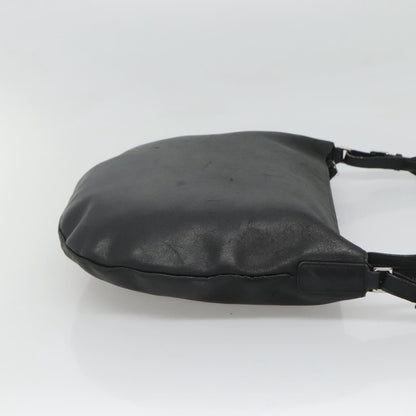 Gucci Vintage Shoulder Bag Leather, BLACK, LEATHER, Shoulder bag