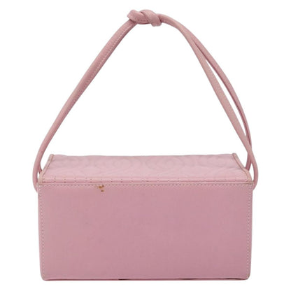 Fendi Classic Box Bag Leather, PINK, LEATHER, Handbag