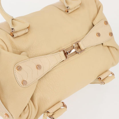 Balenciaga Vintage handbag Leather, BEIGE, LEATHER, Handbag