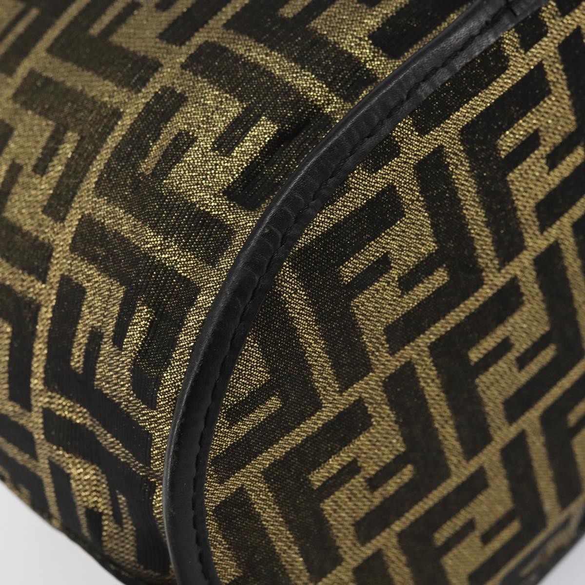 Fendi Vanity Clutch Canvas, BROWN, CANVAS, Clutche & pouche