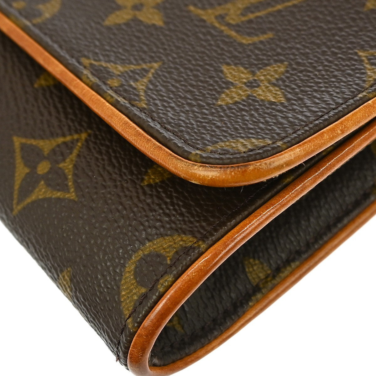 Louis Vuitton Twin Handbag Monogram Canvas, BROWN, CANVAS, Clutche & pouche