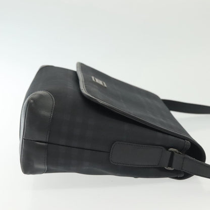 Burberry Nova check Shoulder bag Canvas, NAVY, CANVAS, Shoulder bag