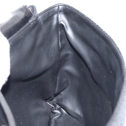 Bally Vintage Handbag Quilted Leather, BLACK, LEATHER, Handbag