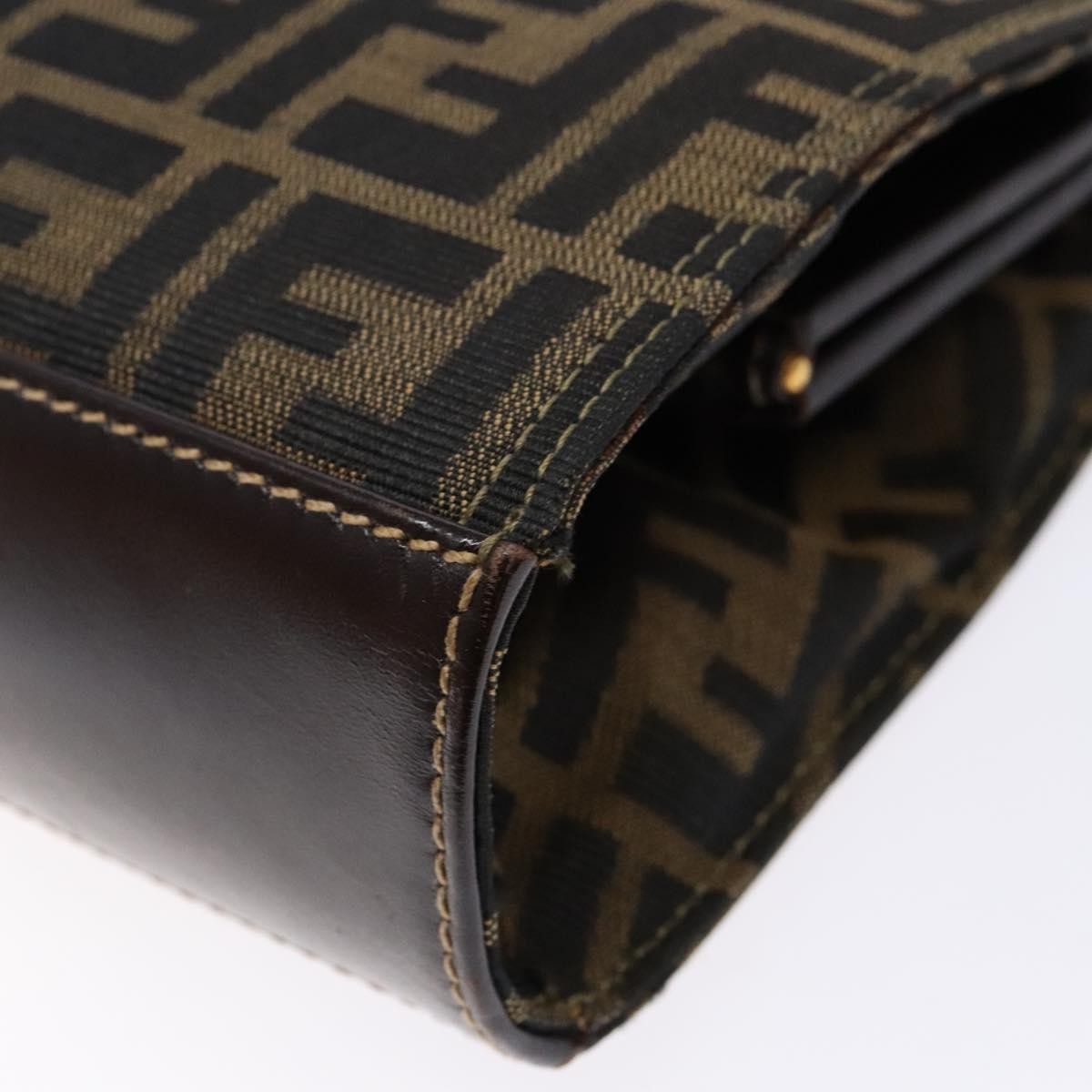 Fendi Vintage Zucca Zucca canvas, BROWN, CANVAS, Handbag