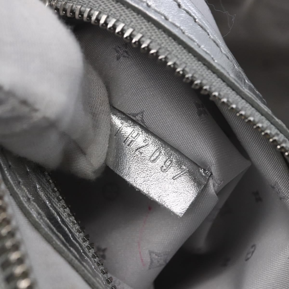 Louis Vuitton Suhali Lockit Handbag Leather, SILVER, LEATHER, Handbag