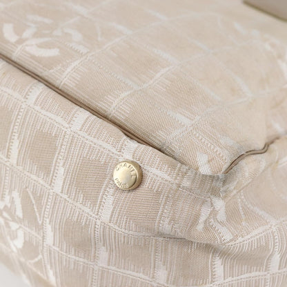 Chanel Travel Line Tote Nylon, BEIGE, NYLON, Tote bag