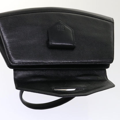 Givenchy Vintage Handbag Leather, BLACK, LEATHER, Handbag