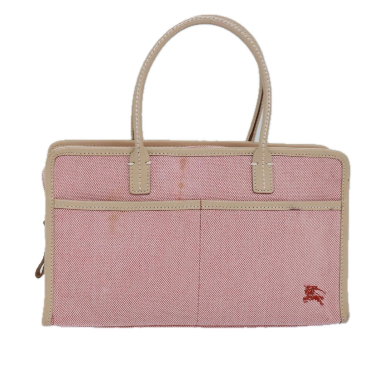 Burberry Blue Label Handbag Canvas, PINK, CANVAS, Handbag