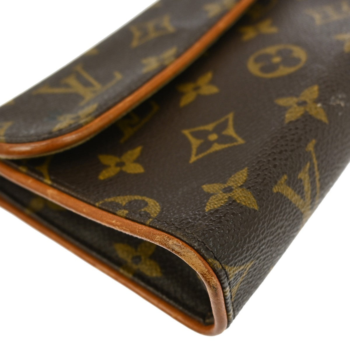 Louis Vuitton Florentine Waist Bag Monogram Canvas, BROWN, CANVAS, Clutche & pouche