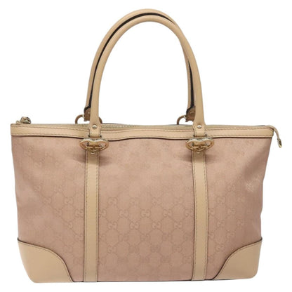 Gucci Lovely Heart Interlocking G Tote GG Canvas, PINK, CANVAS, Tote bag