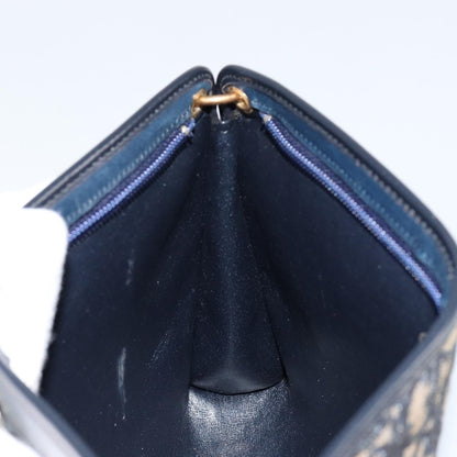 Christian Dior Vintage Trotter Shoulder Bag Canvas, NAVY, CANVAS, Shoulder bag
