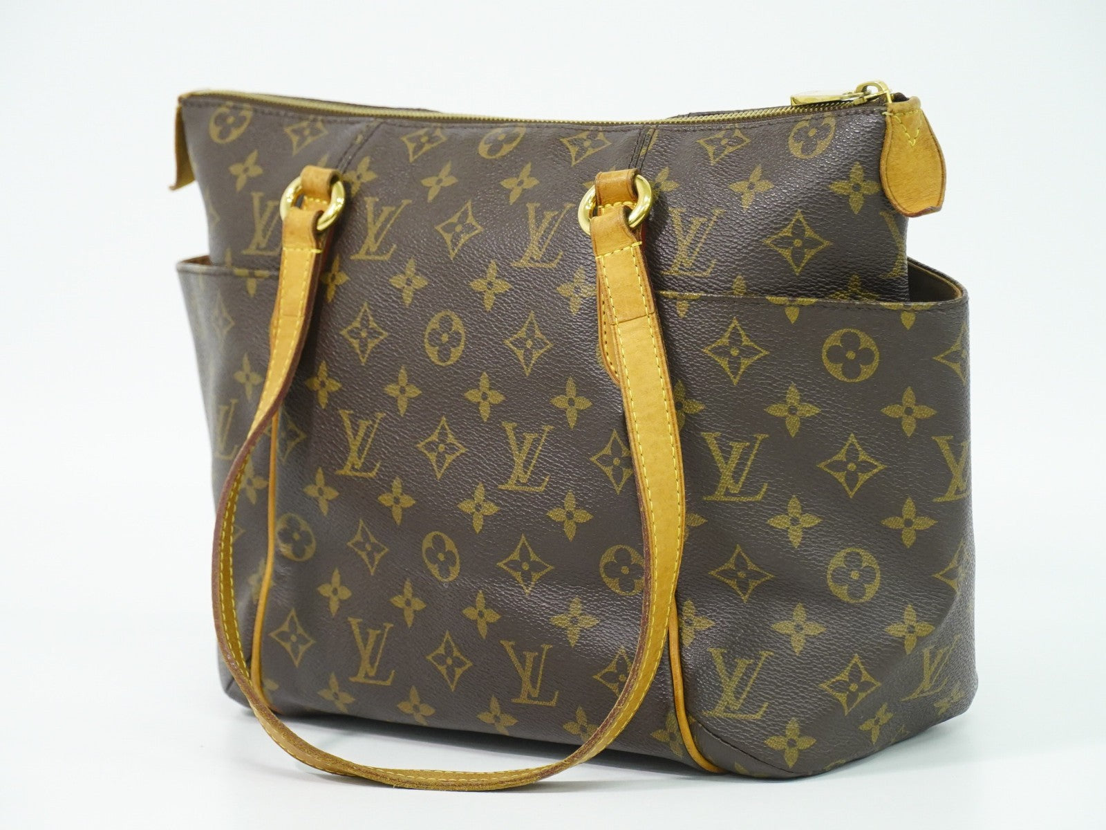 Louis Vuitton Totally Handbag Monogram Canvas, BROWN, CANVAS, Tote bag