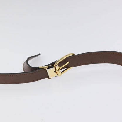 Christian Dior Vintage Shoulder Bag Leather, BROWN, LEATHER, Shoulder bag