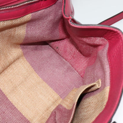 Gucci Bamboo Daily Top Handle Bag Leather, PINK, LEATHER, Handbag