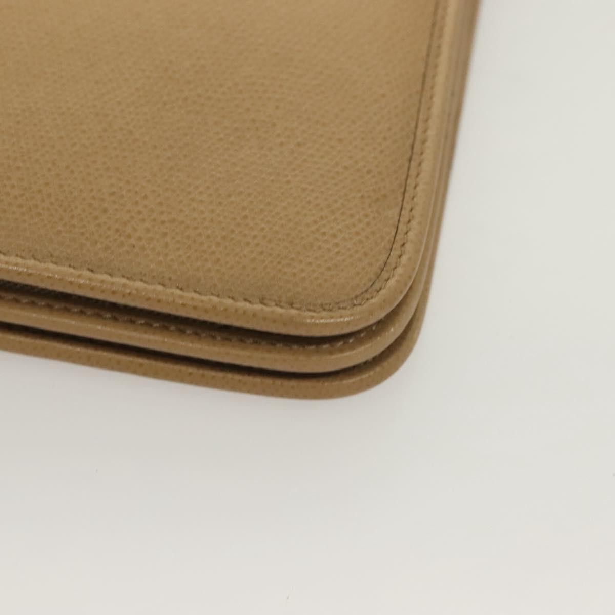 Christian Dior Vintage Honeycomb chain Canvas, BEIGE, LEATHER, Shoulder bag