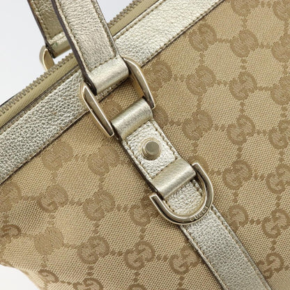 Gucci Abbey Tote GG Canvas, BEIGE, CANVAS, Tote bag