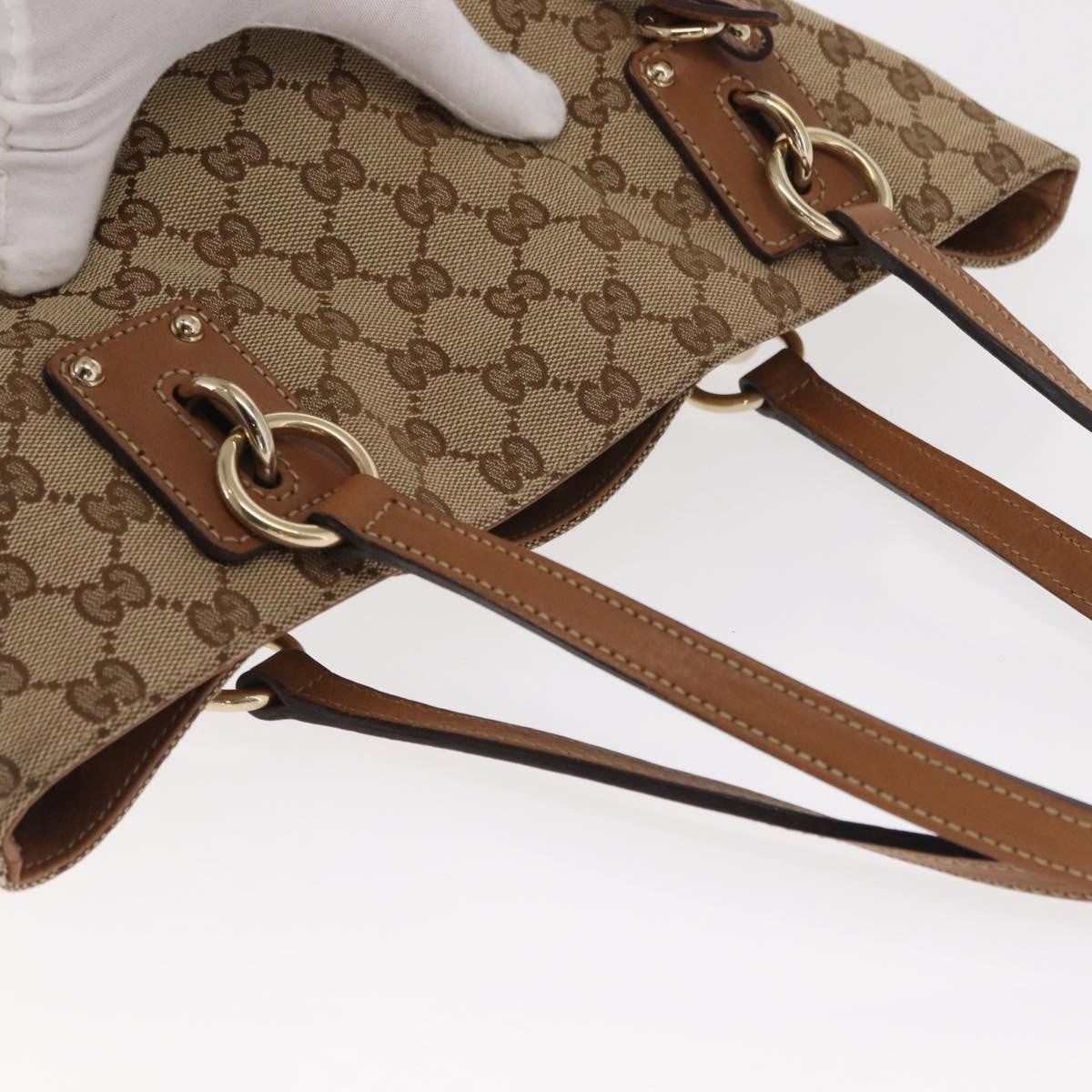 Gucci Vintage tote Canvas, BEIGE, CANVAS, Tote bag