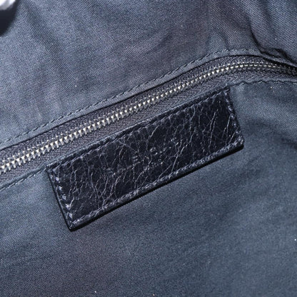 Balenciaga Classic Studs Briefcase Leather, BLACK, LEATHER, Briefcase