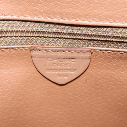 Celine Macadam Shoulder Bag PVC Leather, BROWN, CANVAS, Shoulder bag