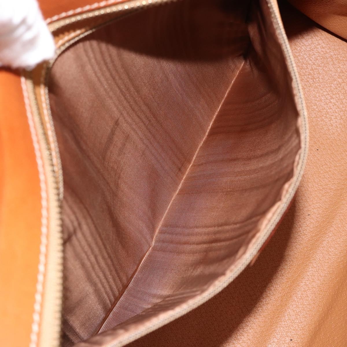 Celine Vintage Macadam Tote bag Canvas and Leather, BROWN, CANVAS, Tote bag