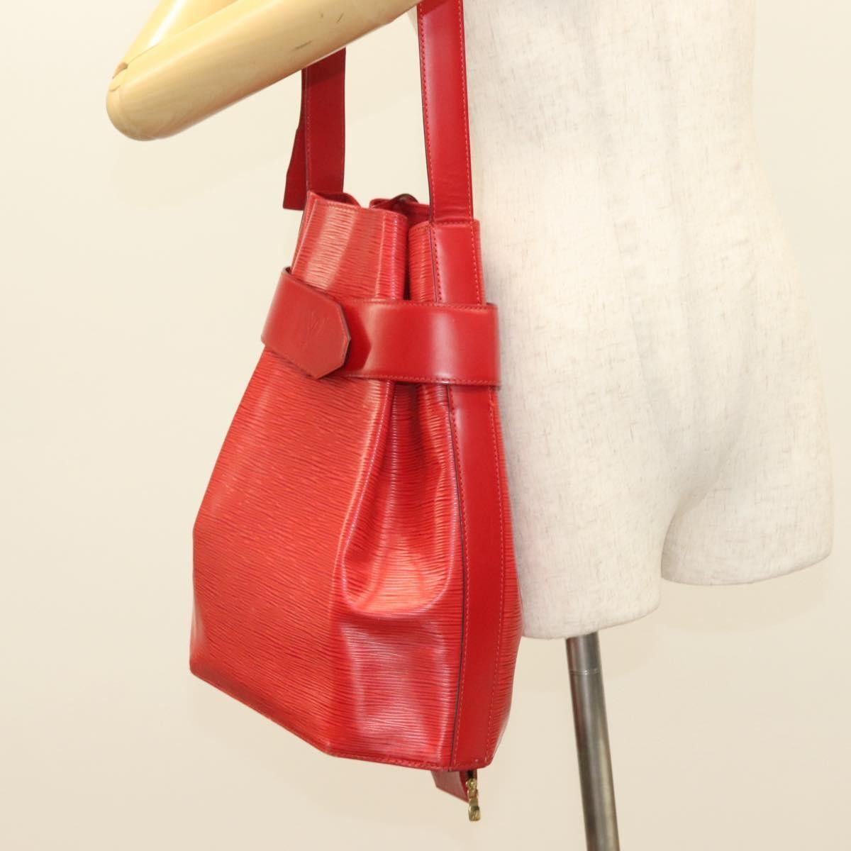 Louis Vuitton Vintage Sac d'Epaule Handbag Epi Leather, RED, LEATHER, Handbag