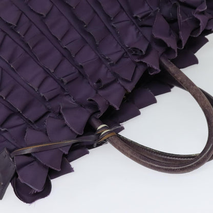 Prada Gaufre Convertible Tote Tessuto, PURPLE, NYLON, Tote bag