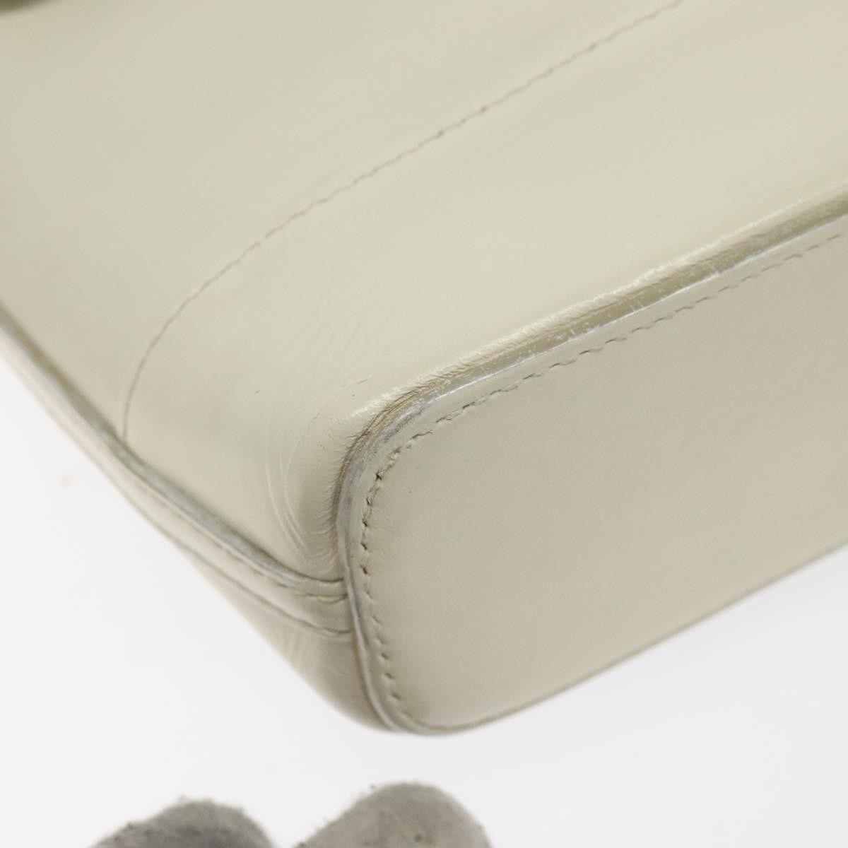 Burberry Flap Shoulder Bag Leather, WHITE, LEATHER, Shoulder bag