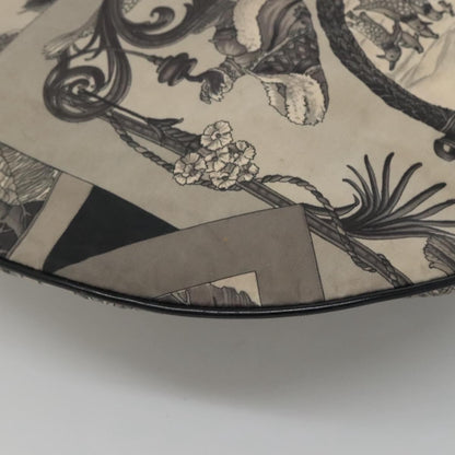 Salvatore Ferragamo Vintage Shoulder Bag Canvas, GRAY, CANVAS, Shoulder bag