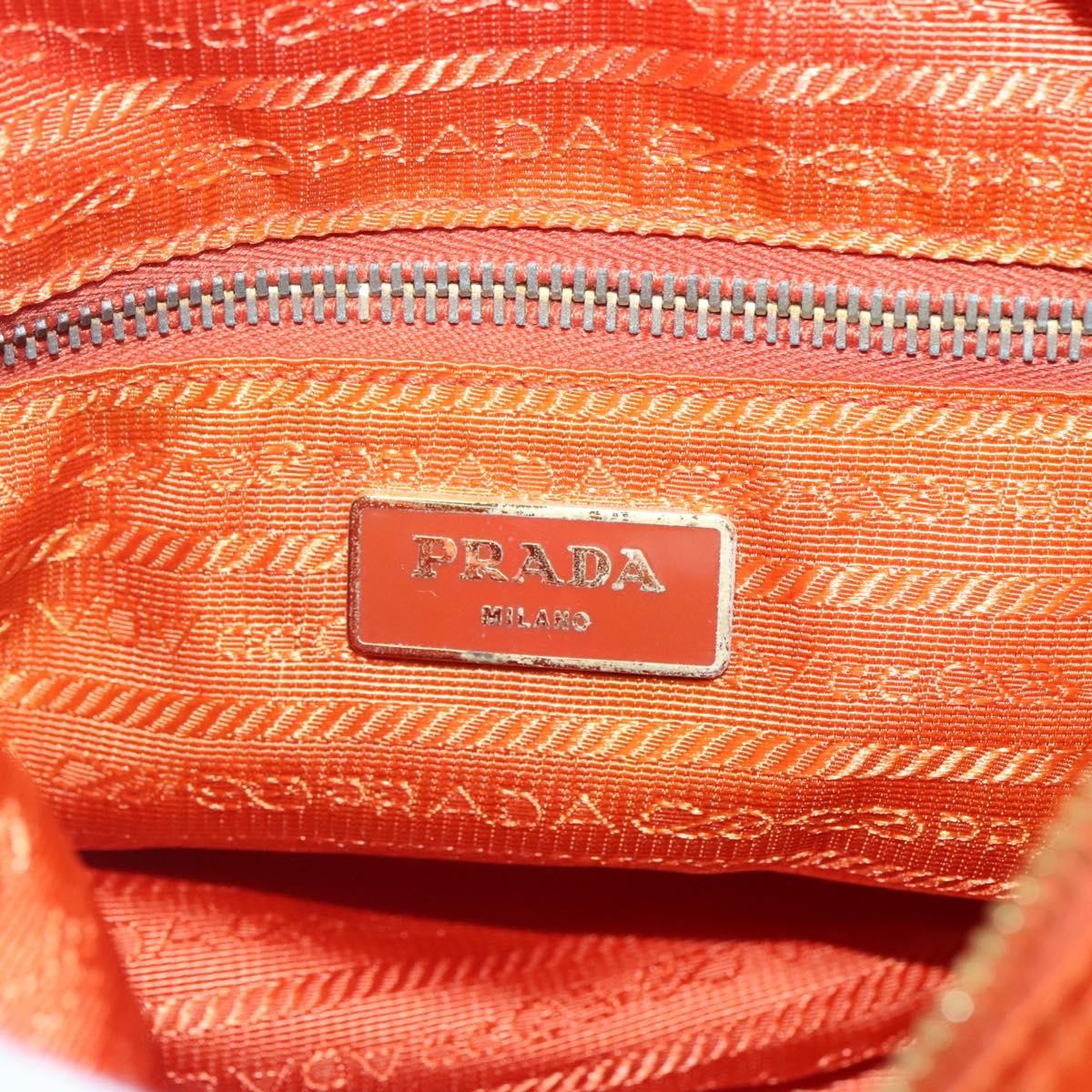 Prada Buckle Messenger Bag Tessuto, ORANGE, NYLON, Crossbody bag