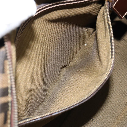 Fendi Vintage Convertible Satchel Zucca Canvas, BROWN, CANVAS, Handbag