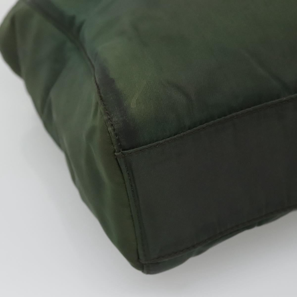 Prada Vintage Chain Tote Tessuto, GREEN, NYLON, Tote bag