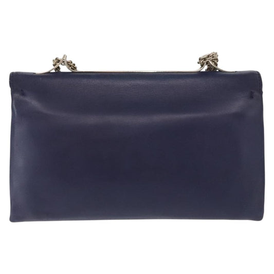 Valentino Garavani Va Va Voom Flap Shoulder Bag Leather, NAVY, LEATHER, Shoulder bag