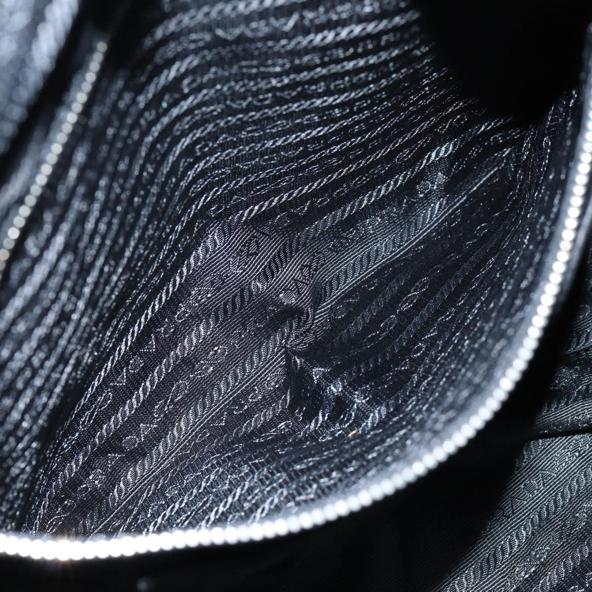 Prada Convertible Zip Tote Tessuto with Leather, BLACK, NYLON, Tote bag