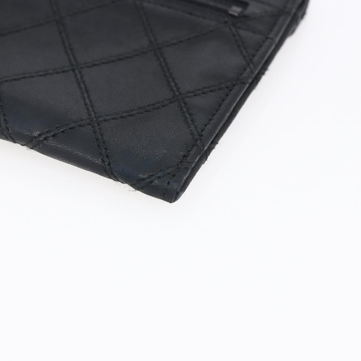 Chanel Vintage CC Flap Wallet Leather, BLACK, LEATHER, Wallets