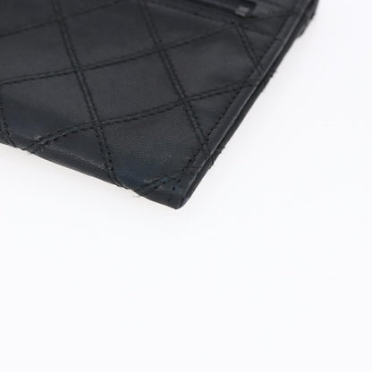 Chanel Vintage CC Flap Wallet Leather, BLACK, LEATHER, Wallets