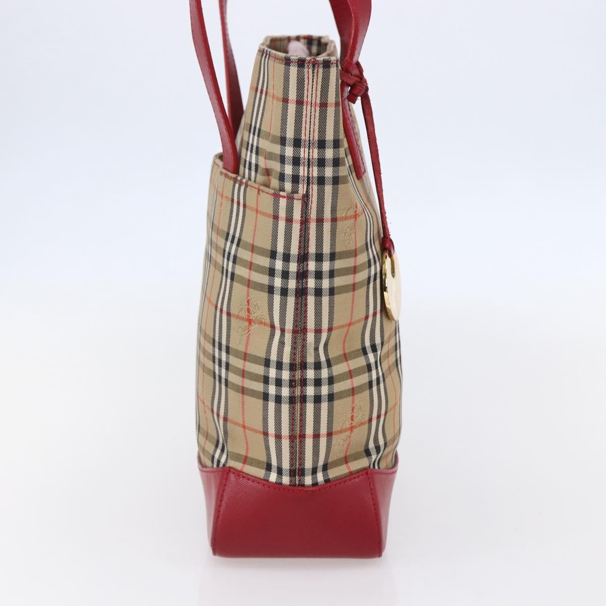 Burberry Nova Check Tote canvas check pattern, BEIGE, CANVAS, Tote bag