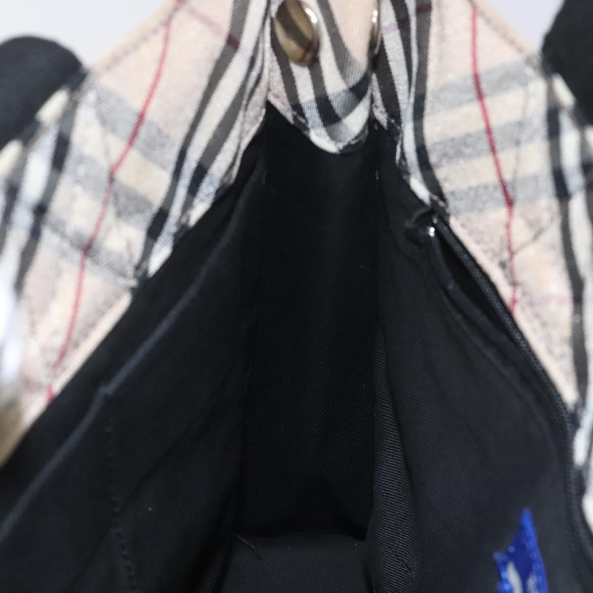 Burberry Blue Label Tote Bag Nylon, SILVER, NYLON, Tote bag