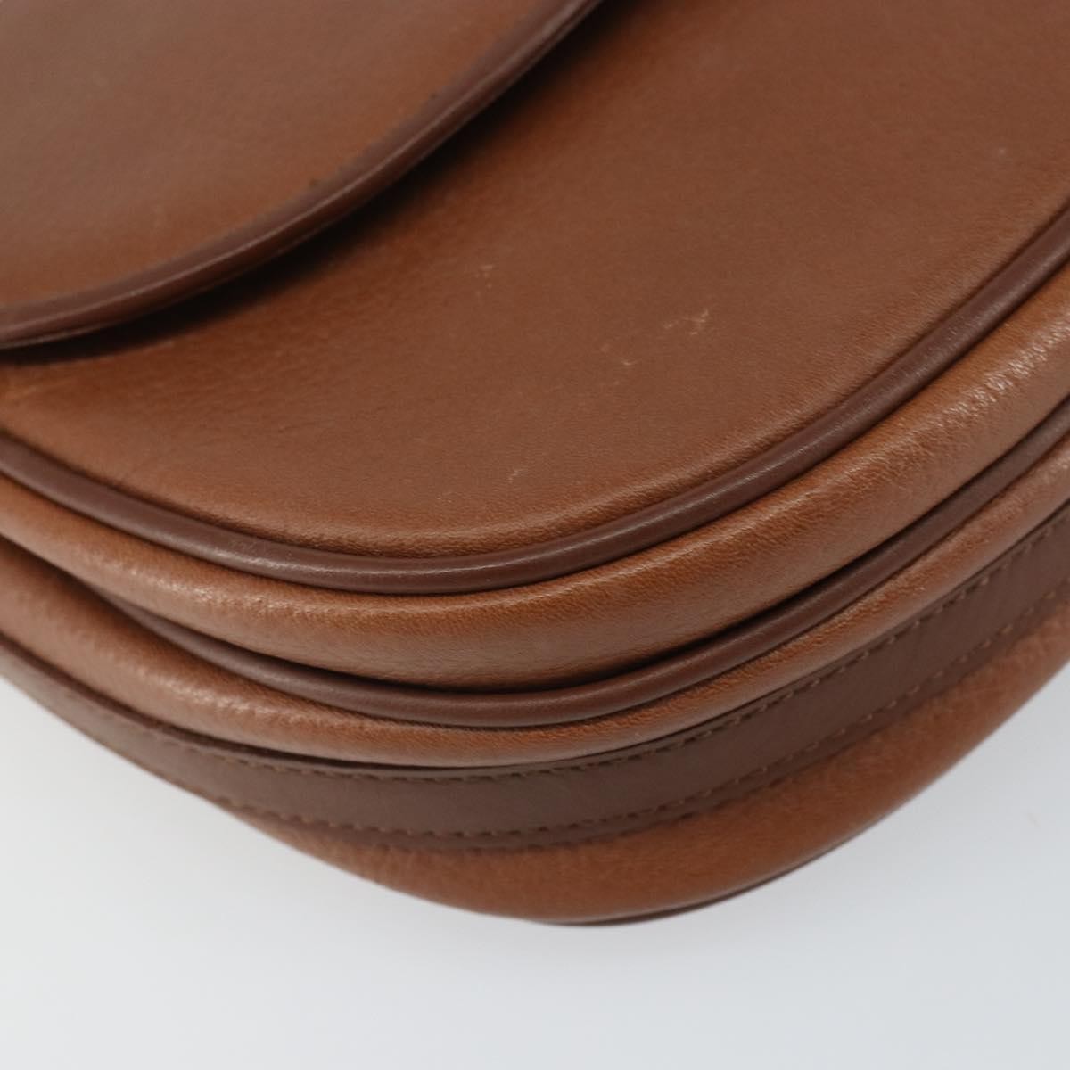 Burberry Vintage Flap Crossbody Bag Leather, BROWN, LEATHER, Shoulder bag