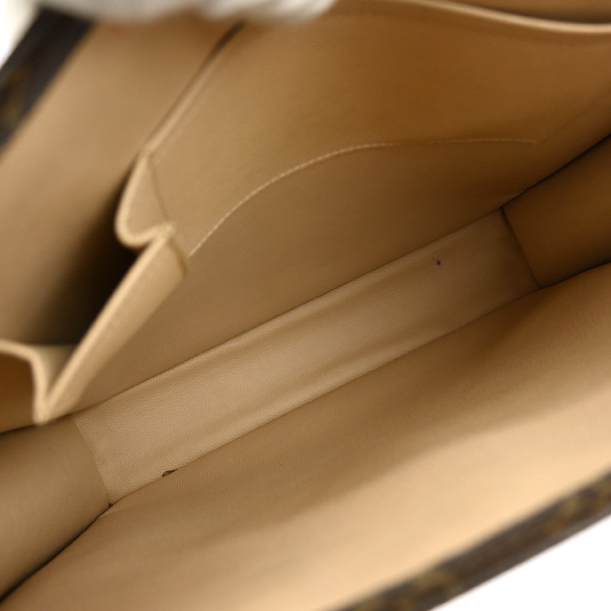 Louis Vuitton Sac Plat Bag Monogram Canvas, BROWN, CANVAS, Tote bag