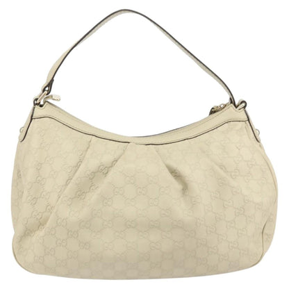 Gucci Sukey Hobo Guccissima Leather, ECRU, LEATHER, Shoulder bag