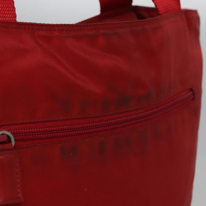 Prada Vintage Zip Tote Tessuto, RED, NYLON, Tote bag