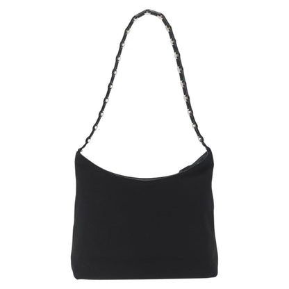 Salvatore Ferragamo Vala Shoulder Bag Nylon, BLACK, NYLON, Shoulder bag