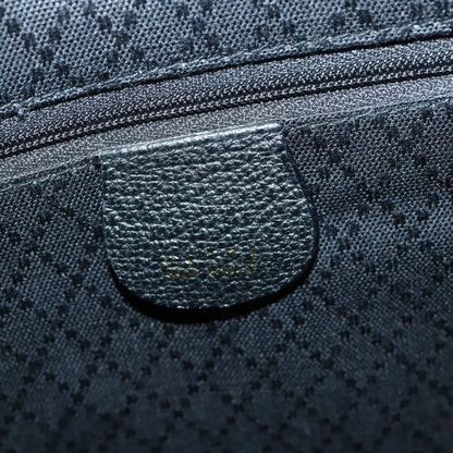 Gucci Vintage Bamboo Handle Bag Suede, BLACK, SUEDE, Handbag