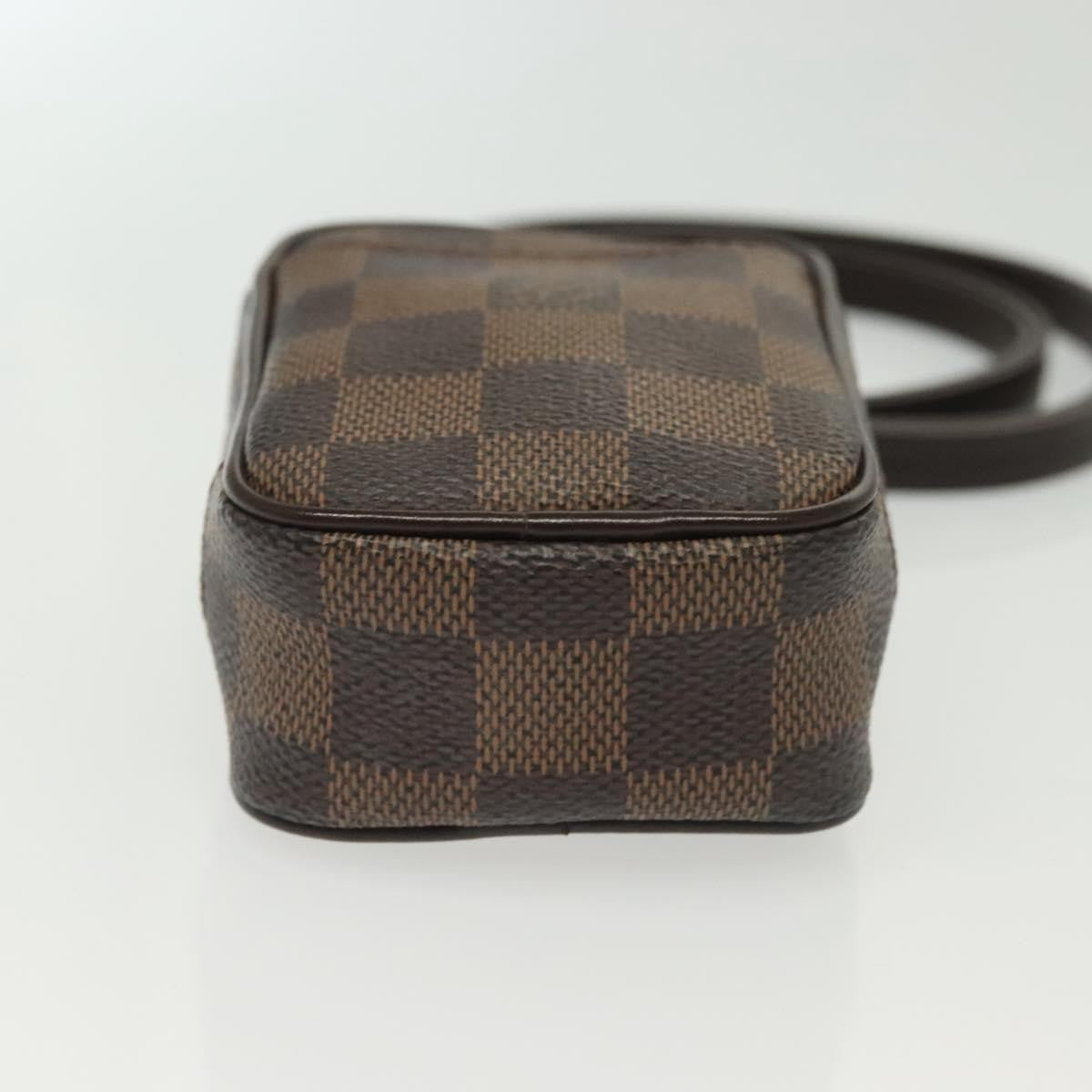Louis Vuitton Etui Okapi Camera Case Damier, BROWN, CANVAS, Clutche & pouche