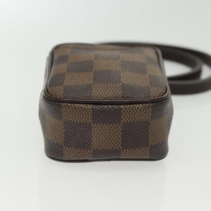 Louis Vuitton Etui Okapi Camera Case Damier, BROWN, CANVAS, Clutche & pouche