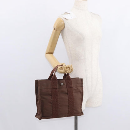 Hermes Fourre-tout Herline Fourre-tout Herline, BROWN, CANVAS, Tote bag