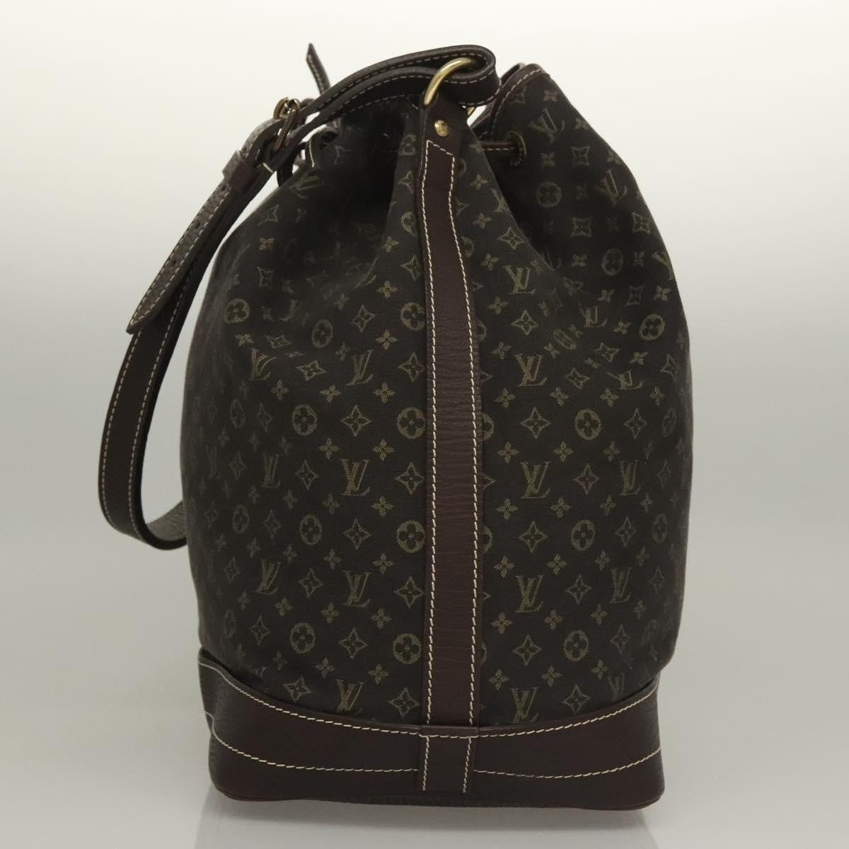 Louis Vuitton Mini Lin Noe Shoulder Bag Monogram Canvas, BROWN, CANVAS, Shoulder bag