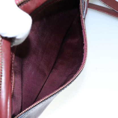 cartier Must de Cartier Shoulder Bag Leather, Burgundy, Leather, Shoulder Bag